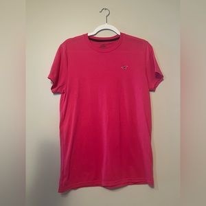 Mens Hollister Hot Pink Shirt - Size Small - Gently Used